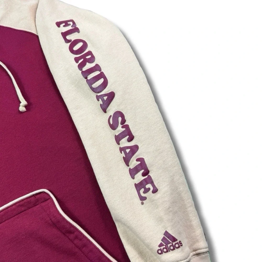 VTG Adidas Florida State Seminoles FSU Pullover Hoodie Mens Size Medium EUC Rare